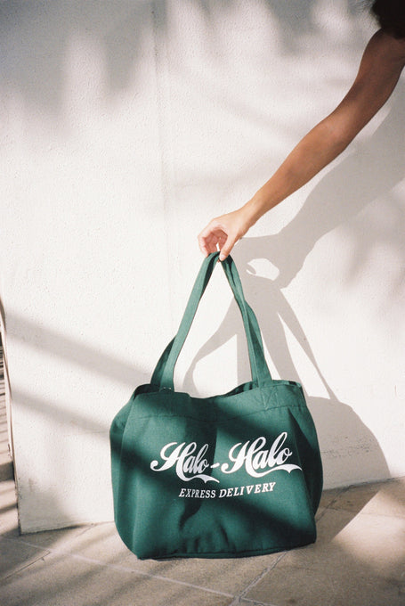 HH express delivery tote in green